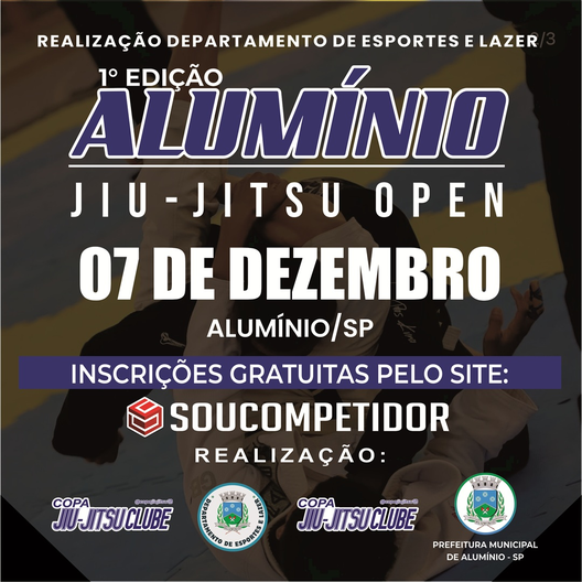 P2528-ALUMINIO JIU JITSU OPEN 1 - EDICAO