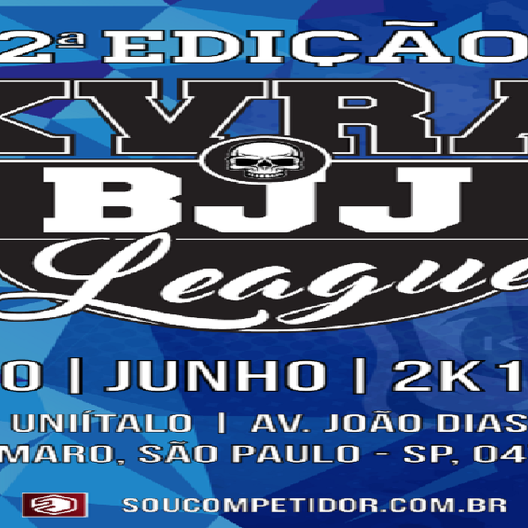 P0454-KVRA BJJ LEAGUE 2ª - EDICAO
