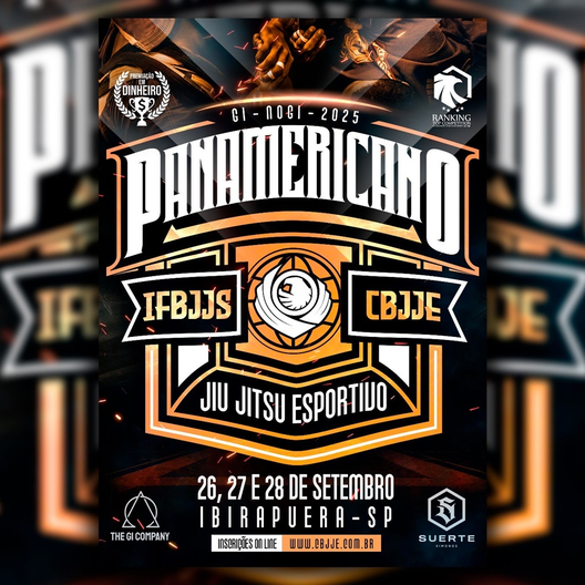 P2307-PAN AMERICANO CBJJE - JUVENIL, ADULTO E MASTER 2025 - EDICAO