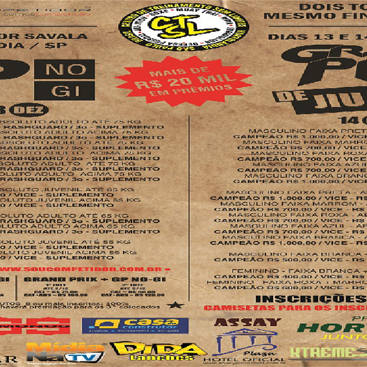 P0071-GRAND PRIX DE JIU JITSU ( GI / NOGI ) 3 - EDICAO