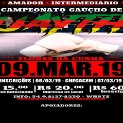P0842-CAMPEONATO GAUCHO DE MUAY THAI 2 - EDICAO