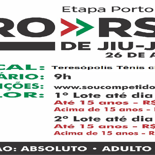 P0761-PRO RS 2018 DE JIU-JITSU 1 - EDICAO