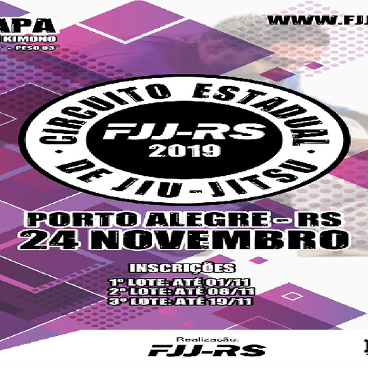 P1115-CIRCUITO ESTADUAL DE JIU-JITSU 2019 FJJ-RS 6 - ETAPA