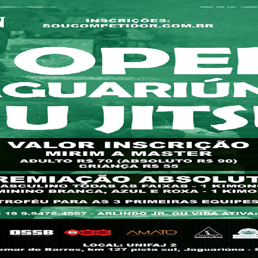 P0580-OPEN JAGUARIUNA DE JIU JITSU 1 - EDICAO