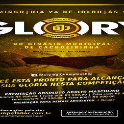 P0287-GLORY BJJ CHAMPIONSHIP I - EDICAO