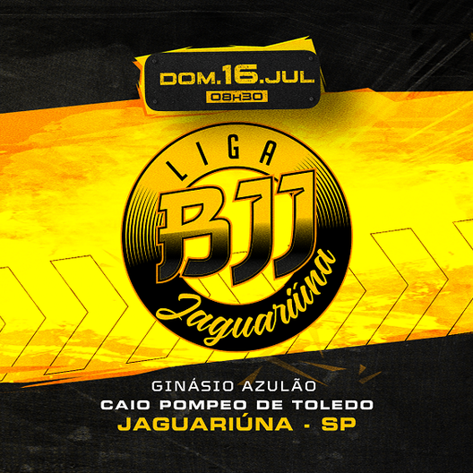 P1774-LIGA BJJ JAGUARIUNA 1 - EDICAO