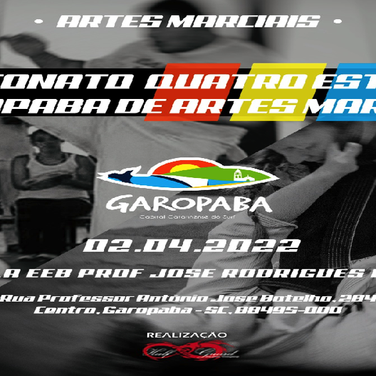 P1487-CAMPEONATO QUATRO ESTACOES GAROPABA DE ARTES MARCIAIS 1 - EDICAO