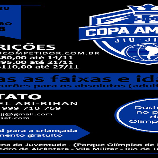P0819-COPA AMERICA DE JIU-JITSU 12 - EDICAO