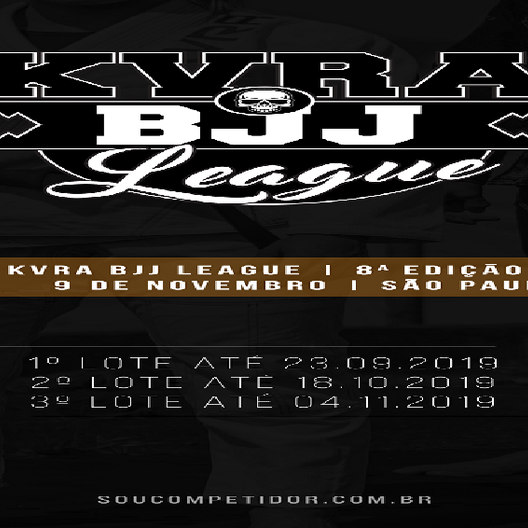 P0907-KVRA BJJ LEAGUE 8 - EDICAO