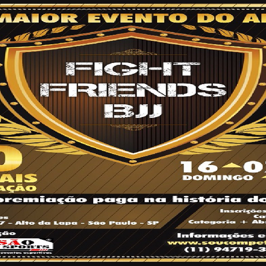 P0457-FIGHT FRIENDS BJJ 1 - EDICAO