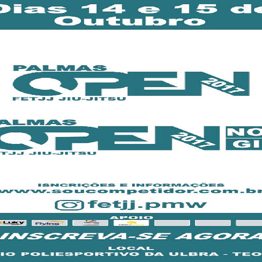 P0545-PALMAS OPEN FETJJ JIU JITSU 1 - EDICAO
