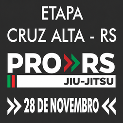 P2870-PRO RS DE JIU-JITSU CRUZ ALTA - EDICAO