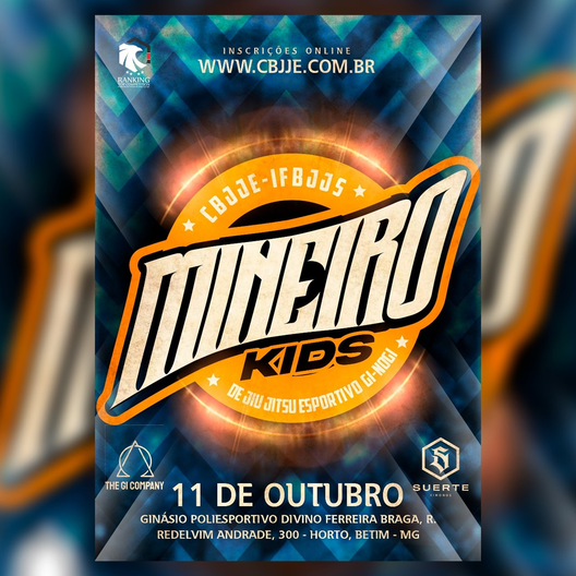 P2249-MINEIRO DE JIU-JITSU ESPORTIVO CBJJE - KIDS 2025 - EDICAO